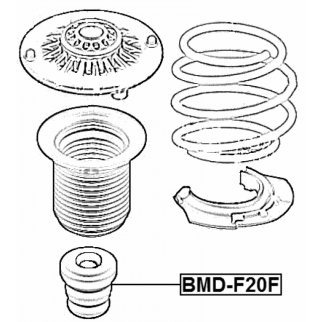 Отбойник амортизатора FEBEST BMD-F20F фото 2