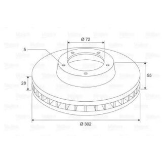 Диск тормозной JEEP WRANGLER II 06-08 перед x1 фото
