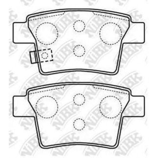 Колодки тормозные задние к-кт NiBK PN0501 фото