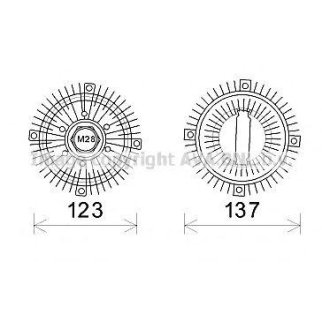 Термомуфта AVA OLC557 фото