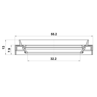 Сальник привода 32.2x55.2x7.9x13 фото 2