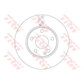 Диск тормозной передний вентилируемый TRW DF6548 фото