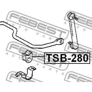 Втулка (сайлентблок) заднего стабилизатора FEBEST TSB-280 фото