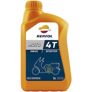 Масло моторное REPSOL 4Т MOTO Scooter 5W40 1л фото