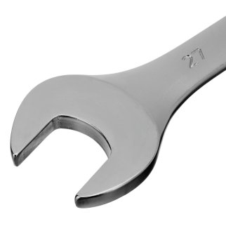 Ключ комбинированный 27мм CrV, матовый хром// STELS фото 3