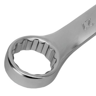 Ключ комбинированный 27мм CrV, матовый хром// STELS фото 4