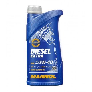 Масло моторное MANNOL DIESEL EXTRA 10W40 1л.п/синт. фото