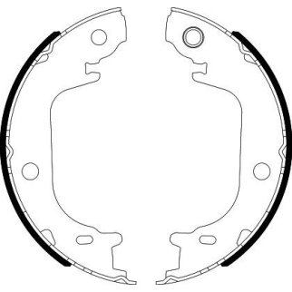 Колодки барабанные к-кт TRIALLI GF 4660 фото 4