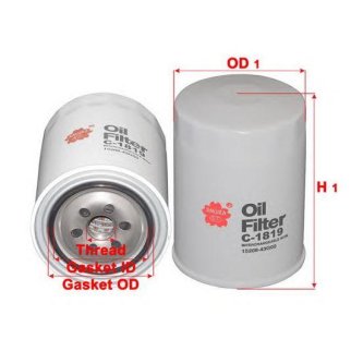 Фильтр масляный SAKURA C1819 фото