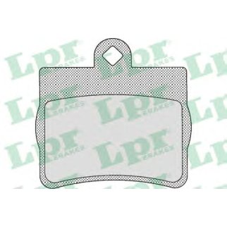 Колодки тормозные MERCEDES W202 1.8-2.5 93-00 задние (1 штифт) фото