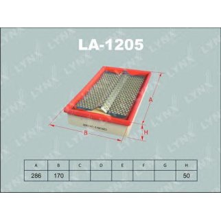 Фильтр воздушный LYNXauto LA-1205 фото