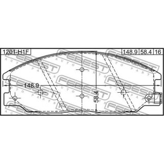 КОЛОДКИ ТОРМОЗНЫЕ ПЕРЕДНИЕ КОМПЛЕКТ фото