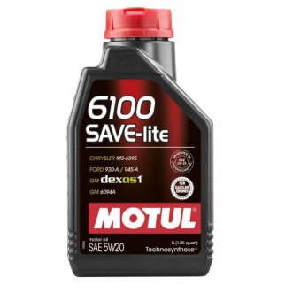 Масло моторное 5W20 MOTUL 1л синтетика 6100 SAVE-LITE CF/SN фото