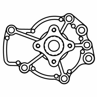 Насос водяной для а/м Nissan Primera P10 (90-)/P11 (96-) 2.0i (SR20DE) (LWP 1404) фото 4