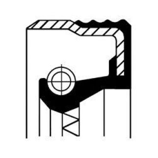 010 319 80C_сальник дифференциала! 45x102.3x11.5/18.3 MB W210/W211/W220 2.7CDi-5.8i 97> фото