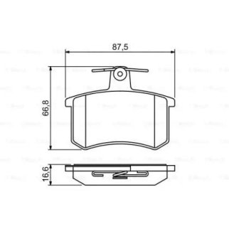 Колодки тормозные BOSCH _0 986 494 846 фото