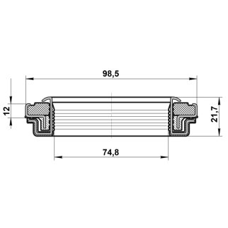 Сальник привода74.8X98.5X12X21.7 фото 2