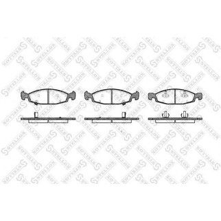 747 002B-SX_колодки дисковые п.! с антискр. пл. Jeep Grand Cherokee 4.0/4.7/2.7CRTi/3.0TD 99-02 фото