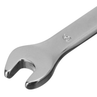 Ключ комбинированный 6 мм, CrV, матовый хром// STELS фото 3