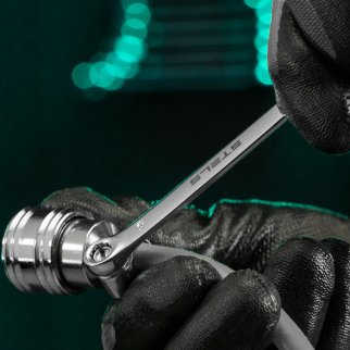 Ключ комбинированный 6 мм, CrV, матовый хром// STELS фото 1