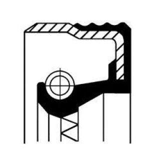 Сальник дифференциала [47x107.3x126x11.2x18] ACM B1BASLSFDRWX37 MERCEDES-BENZ: C-CLASS C 55 AMG 00-, C-CLASS T-Model C 55 AMG 01-, CLK 500/55 AMG 02-, CLK 500/55 AMG 03- фото