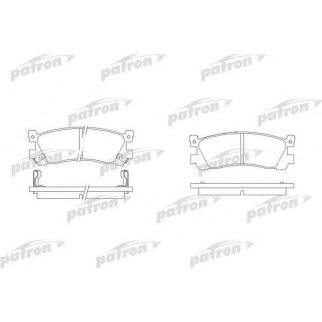Колодки тормозные дисковые задн MAZDA: 929 III 87-91 фото
