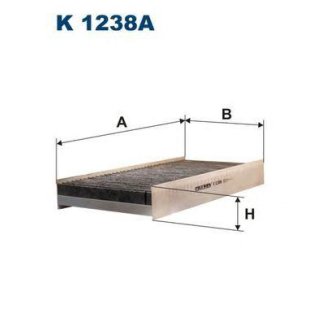 Фильтр салона FILTRON K 1238A фото