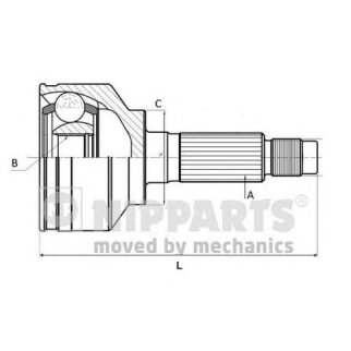 ШРУС наружный NIPPARTS J2827015 фото