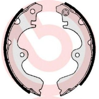 Колодки тормозные задние к-кт brembo S 83 532 фото