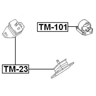 TM-23_подушка двигателя передняя! Toyota Hiace/Regiusace Kzh1##/Lh1##/Rzh1##/Trh1## 1989-2004 фото 2 TM-23_подушка двигателя передняя! Toyota Hiace/Regiusace Kzh1##/Lh1##/Rzh1##/Trh1## 1989-2004 фото 2