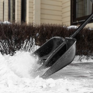 Лопата снеговая пластиковая 550х415х1405мм алюмин. черенок PALISAD ProFi фото 10