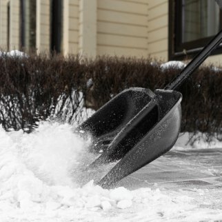 Лопата снеговая пластиковая 550х415х1405мм алюмин. черенок PALISAD ProFi фото 8