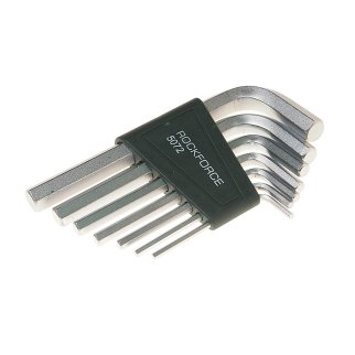 Набор ключей шестигранных Г-обр. 2.5-10мм 7пр ROCK FORCE фото 1