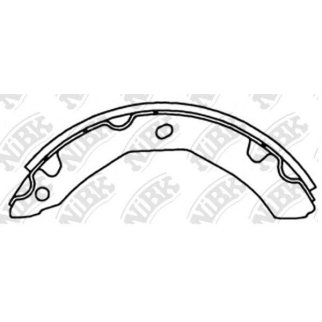 Колодки барабанные к-кт NiBK FN4465 фото
