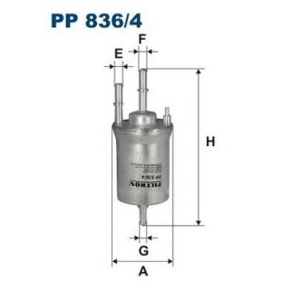Фильтр топливный FILTRON PP 8364 фото