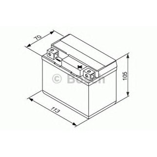 Аккумулятор мото BOSCH 0 092 M60 090 фото