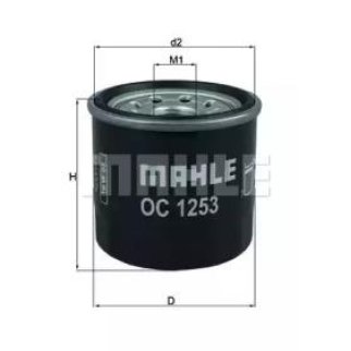 Фильтр масляный MAHLE OC 1253 фото