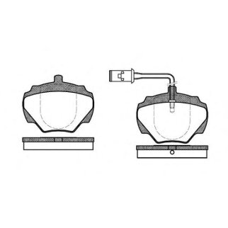 Колодки тормозные REMSA _022201 фото