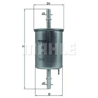Фильтр топливный MAHLE KL 573 фото 2