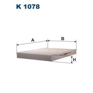 Фильтр салона FILTRON K 1078 фото
