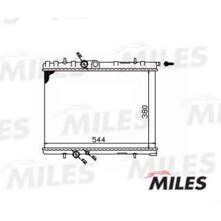 Радиатор основной MILES ACRM043 фото