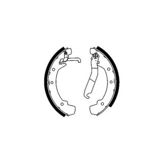 Колодки барабанные к-кт MINTEX MFR308 фото