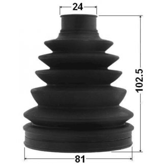 Пыльник нарпер. ШРУСа (к-кт) FEBEST 0117P-ACU35R фото 2 Пыльник нарпер. ШРУСа (к-кт) FEBEST 0117P-ACU35R фото 2