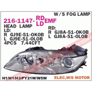 Фара левая DEPO 216-1147L-LDEMF фото