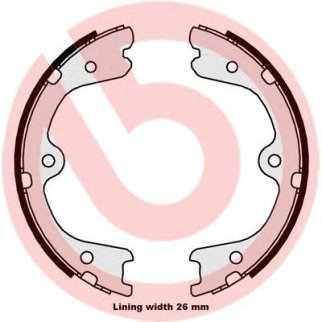 Колодки барабанные к-кт Brembo S 56 546 фото