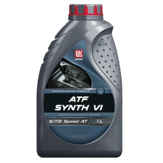 Масло трансмиссионное Лукойл ATF SYNTH VI синтетическое 1 л 3722206 фото