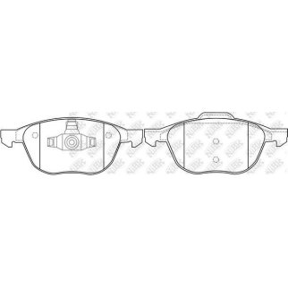 Колодки тормозные передние к-кт NiBK PN0365 фото