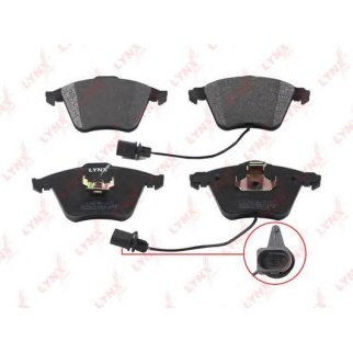 Колодки тормозные передние к-кт LYNXauto BD-1217 фото