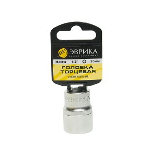 Головка торцевая 20 1/2" 6гр. L=40мм (с держателем) ЭВРИКА фото
