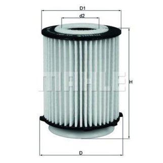 Фильтр масляный MAHLE OX 982 D фото